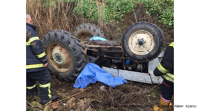 Traktörün altında can verdi