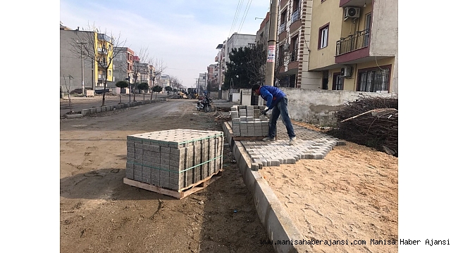 Turgutlu sokakları yenileniyor