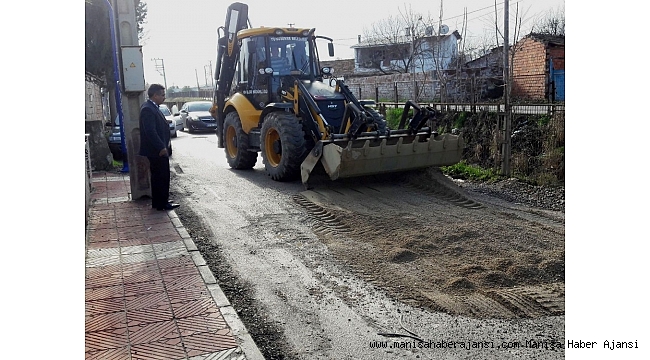 Yunusemre&#039;den Fevzi Çakmak&#039;ta yol çalışması