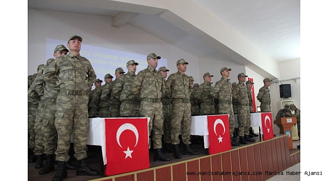 Alaşehir&#039;de 106 sözleşmeli er yemin etti