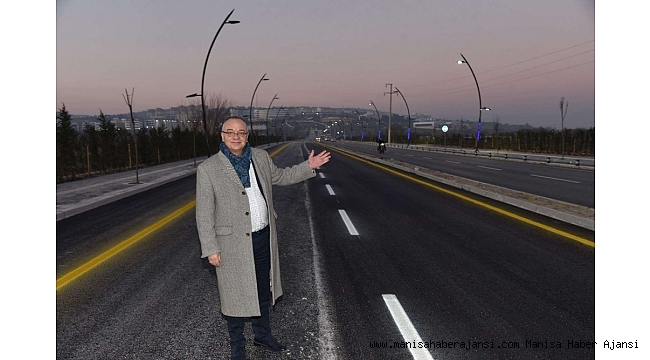 Başkan Ergün üniversite yolundaki çalışmaları inceledi