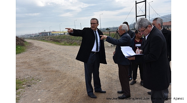 Başkan Karaçoban çalışmaları yerinde inceledi