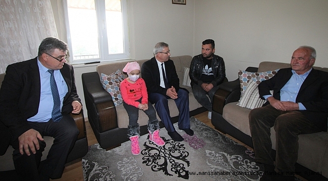 Başkan Yaralı, ALL hastası minik Elif'e 'umut' oldu