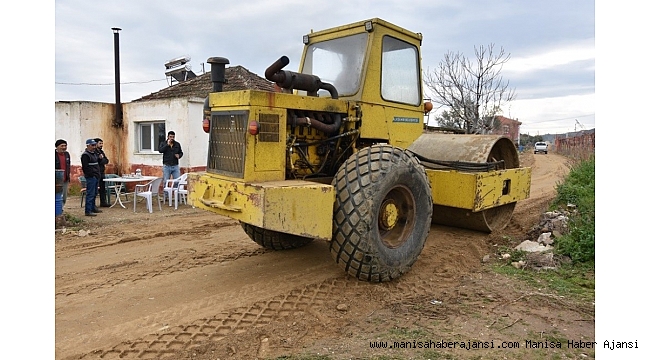 Belenyaka Mahallesinde yol çalışması başladı