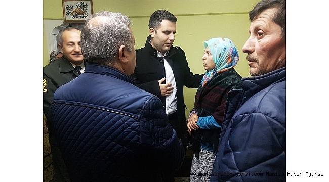 Kaymakam Ayaz&#039;dan Afrin&#039;de yaralanan askerin ailesine ziyaret