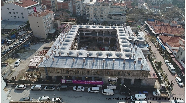 Kurşunlu Han'da çalışmalar hızlandı