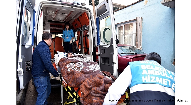 Manisa Büyükşehir'den tam donanımlı ambulansla nakil hizmeti