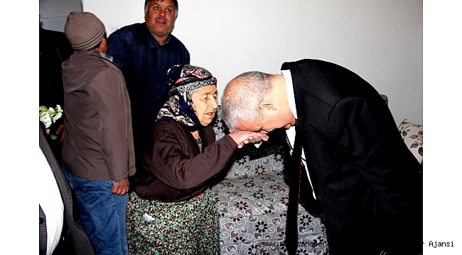 Manisa Valisi Güvençer şehit annelerini ziyaret etti