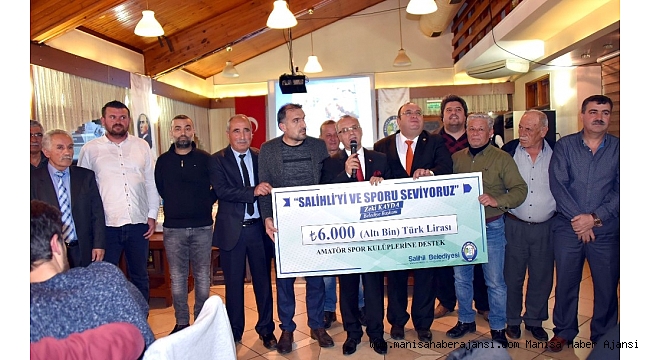 Salihli&#039;de amatör spor kulüplerine destek