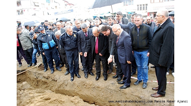 Salihli'de doğalgaz altyapı çalışmaları başladı