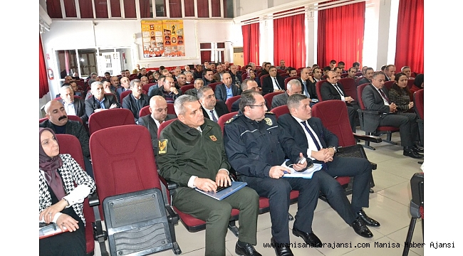 Saruhanlı&#039;da öğrenci güvenliği tedbirleri görüşüldü