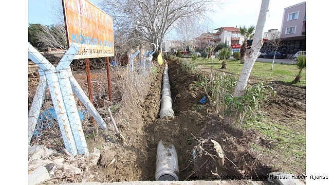 Saruhanlı&#039;da yedek 10 su kanalı kapalı sisteme çevriliyor