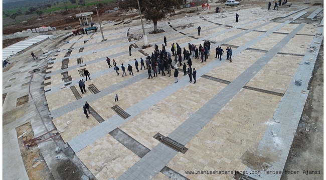 Tabduk Emre ve Yunus Emre Türbesinde çevre düzenlemesi