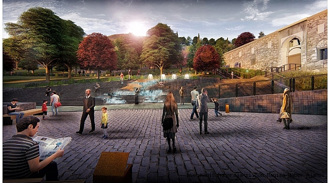 Ulucami çevresi bambaşka bir görünüme kavuşuyor