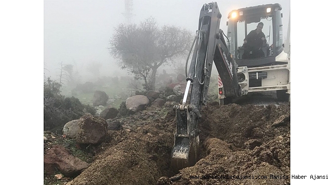 Uzunburun'un eski içme suyu terfi hattı yenileniyor