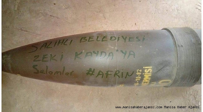 Başkan Kayda'ya Afrin'den selam var