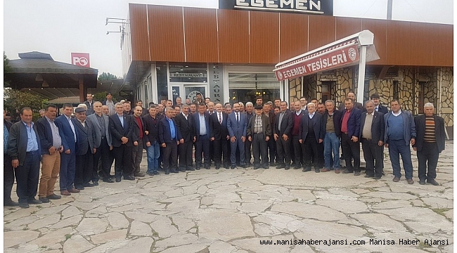 Başkan Mersinli Kula&#039;da muhtarlarla buluştu