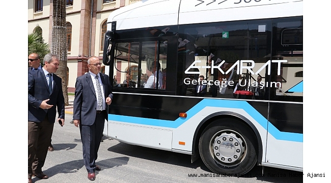 Elektrikli otobüsler Manisa'nın trafiğini rahatlatacak