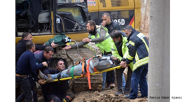 İşçi göçük altında kaldı, şantiye çalışanları gazetecilere saldırdı