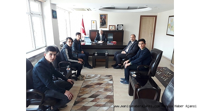 Kaymakam Güven, öğrenci meclis başkanını ağırladı