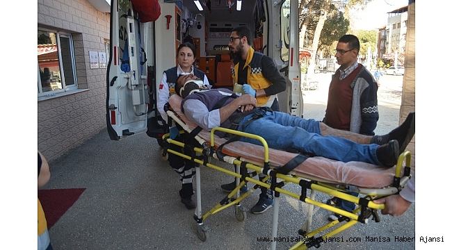 Manisa'da trafik kazası: 1 yaralı