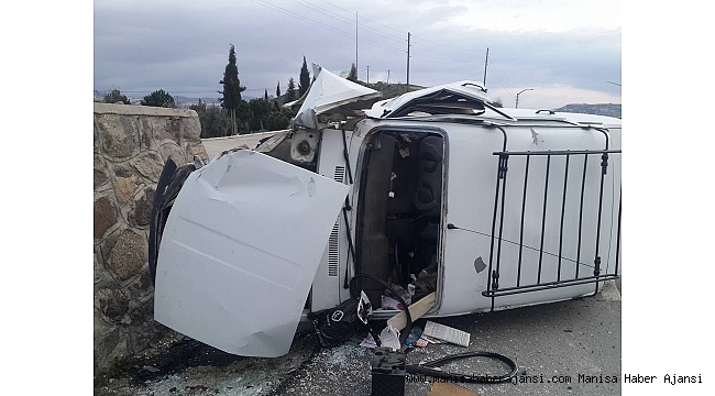 Selendi'de trafik kazası: 1 yaralı