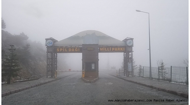 Spil&#039;de kar 10 santimetreyi buldu