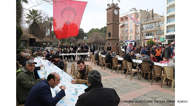 Turgutlu'da şehitler için dua edildi
