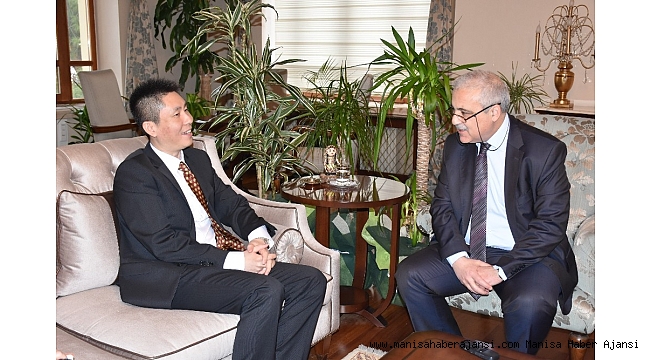 Vali Güvençer Çin Başkonsolosunu ağırladı