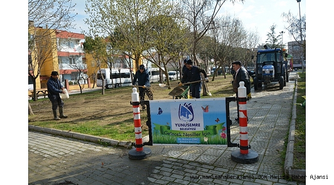 Yunusemre'de park ve bahçeler düzenleniyor