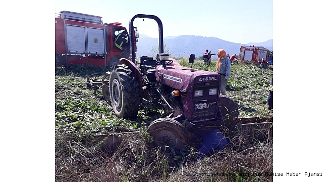 Kullandığı traktörün altında kalan çiftçi hayatını kaybetti