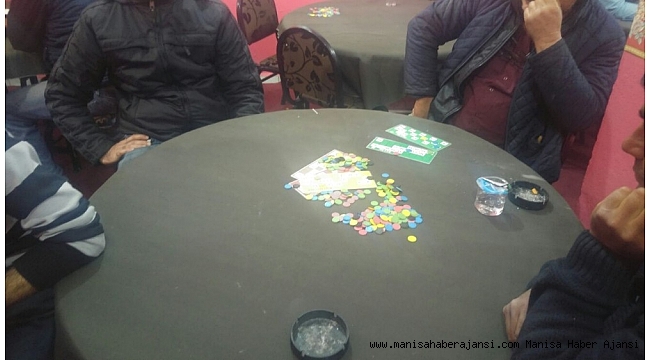 Manisa&#039;da iş adamları derneğine kumar baskını