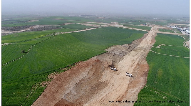 Salihli OSB 2.etapta altyapı çalışmaları sürüyor