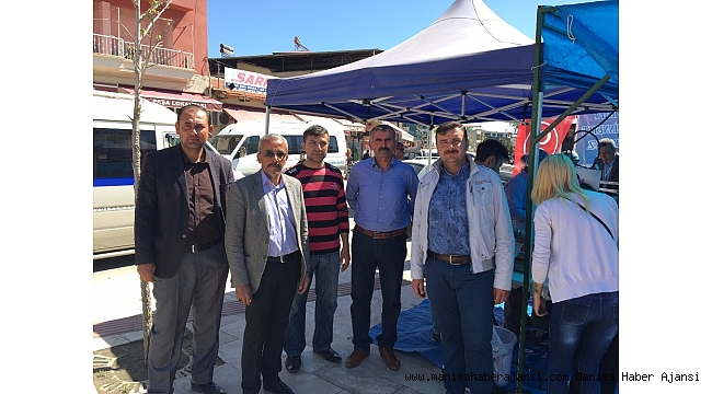 Sarıgöl&#039;de Alparslan Türkeş için lokma hayrı