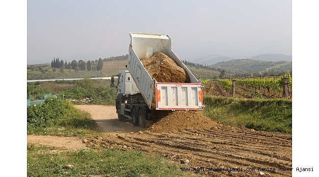 Turgutlu&#039;da ova yolları yaza hazırlanıyor