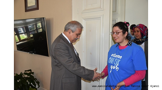 Vali Güvençer, otistik bireyleri ağırladı