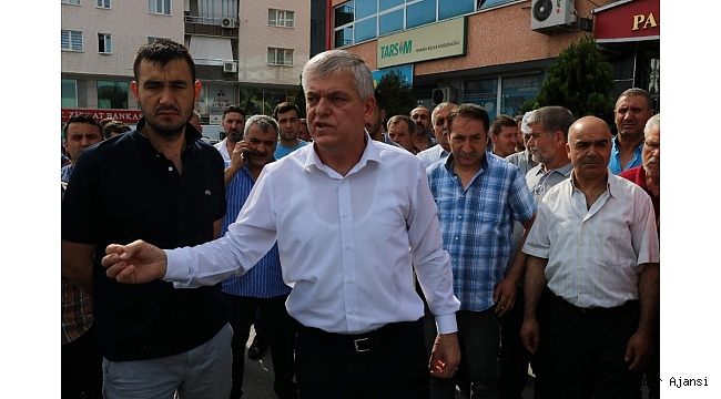 Manisa'da pazarcı esnafı pazar yeri sorununun çözülmesini istedi