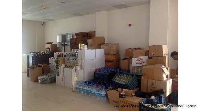 Sahte içki fabrikasına baskın