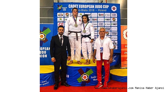 Salihlili judocu Polonya&#039;dan gümüş madalya ile döndü