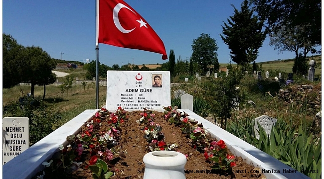 Şehit mezarlarının bakımı yapıldı