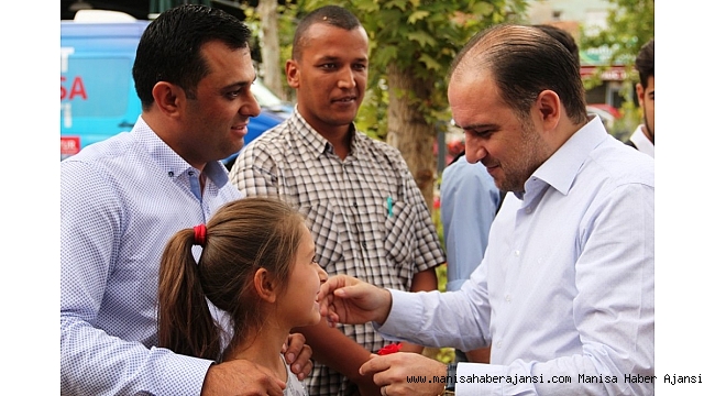 AK Parti&#039;li Baybatur, Sarıgöl teşkilatıyla bayramlaştı