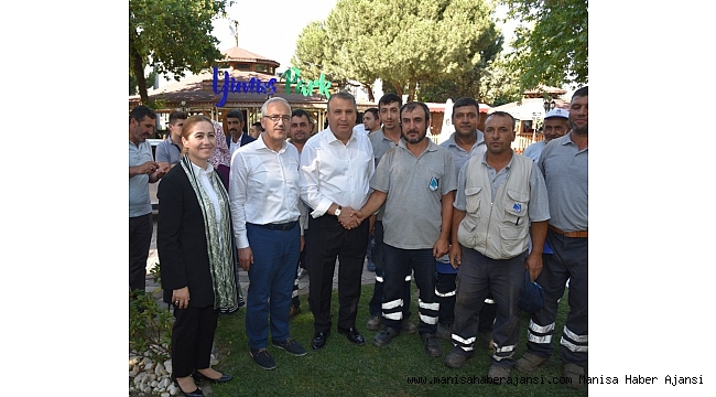 Başkan Çerçi personeliyle bayramlaştı