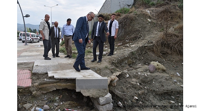 Başkan Ergün'den minik Rüzgar'ın ailesine taziye ziyareti
