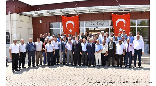 Başkan Kayda ve MHP'li Akçay muhtarlarla buluştu