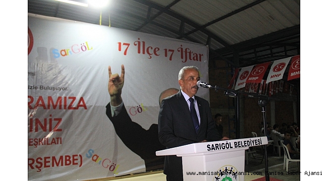 Cumhur ittifakı Sarıgöl&#039;de iftarda buluştu