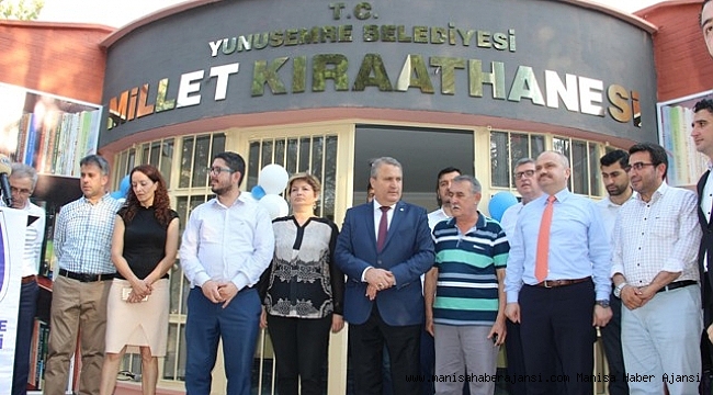 Ege&#039;nin ilk Millet Kıraathanesi Yunusemre&#039;den