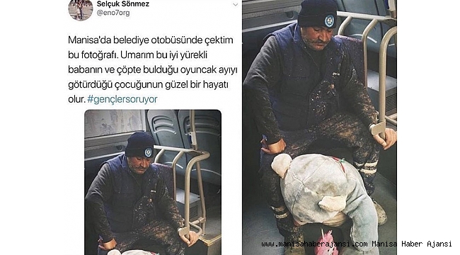 Hüzünlendiren fotoğrafın kahramanı sevindi