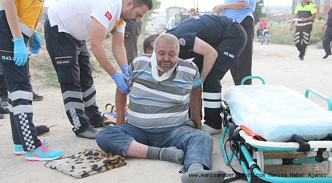 İlginç kazada bir kişi yaralandı