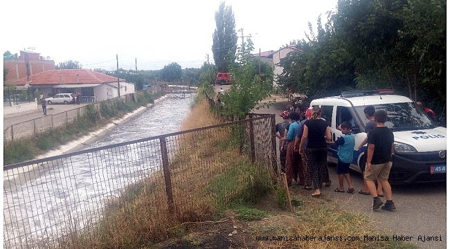 Koyun otlatırken sulama kanalında boğuldu