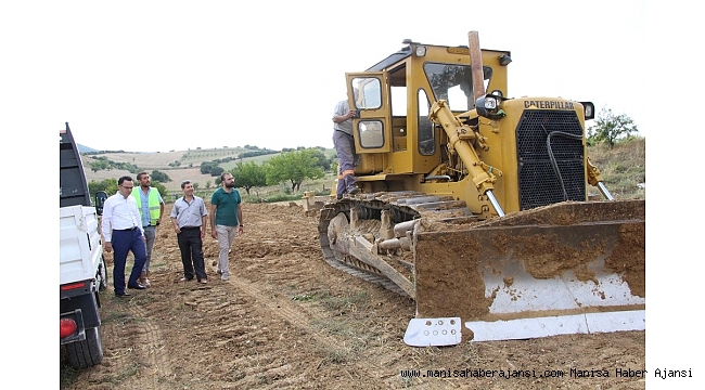 Kula&#039;da doğalgaz hattı için ilk kazma vuruldu